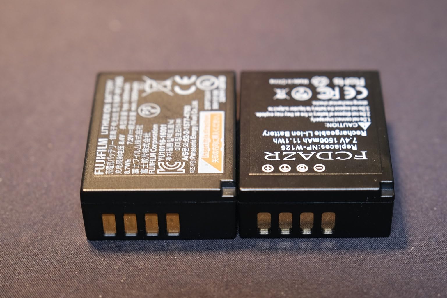 NP-W126 NP-W126S Battery (2-Pack) and USB Dual Charger for Fujifilm NP W126S, X100VI, X100V, XM5, XE5, XS10, XT30, XT30 II, XT20, X Half XE4, A5 Camera customer photo 2
