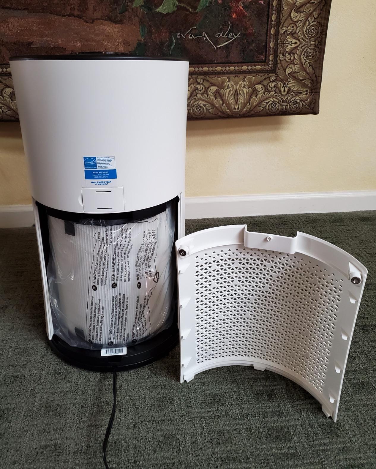 LEVOIT Smart Pet Air Purifier for Home Pets Large Room, Vital Pet Pro,White customer photo 1