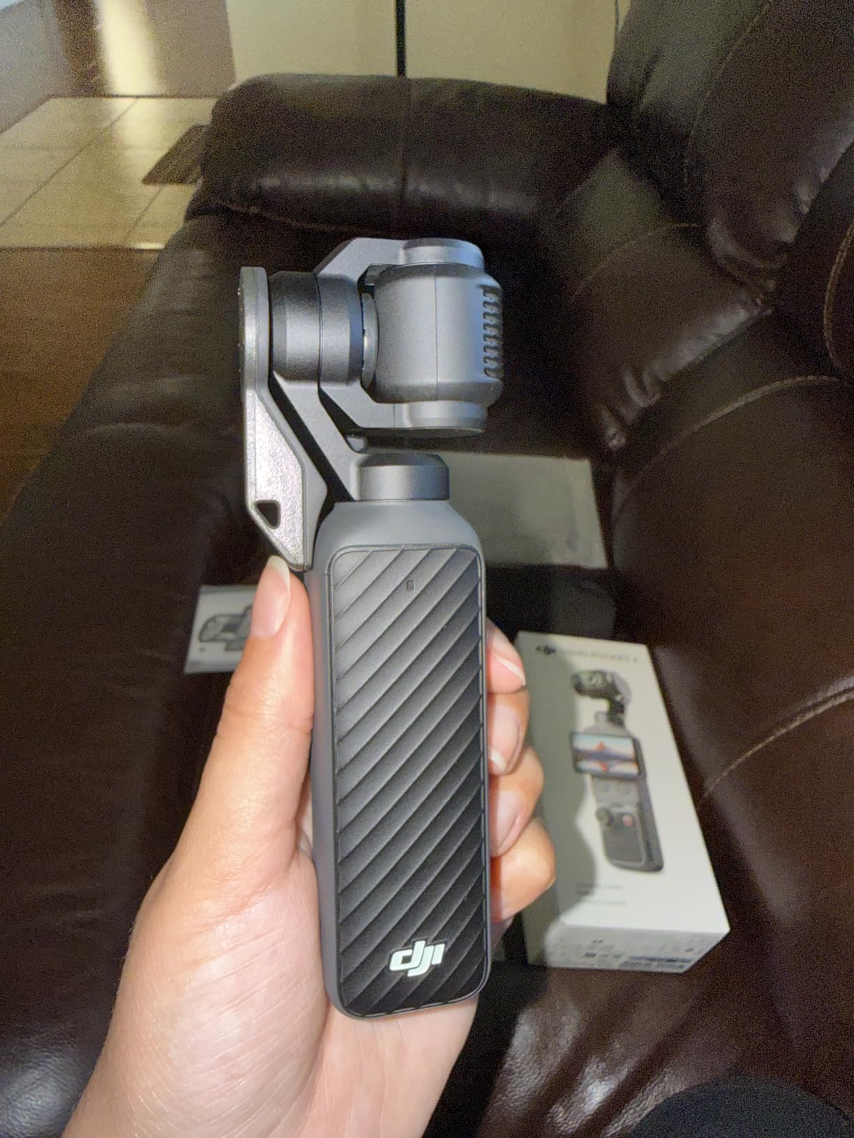 DJI Osmo Pocket 4 Value Bundle, 4K/240fps Vlog Camera, 3-Axis Stabilization, Active Track 7.0, 2 Mics +Grip Tripod + 128GB Memory, + More customer photo 2