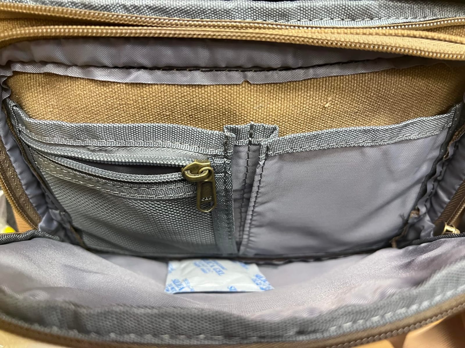 RAINSMORE Camera Sling Bag Canvas Crossbody Camera Case with Rain Cover | Water-Resistant Camera Shoulder Bag for DSLR Mirrorless Compact Camera Bags with Removable Dividers, Tripod Holder for Travel customer photo 2