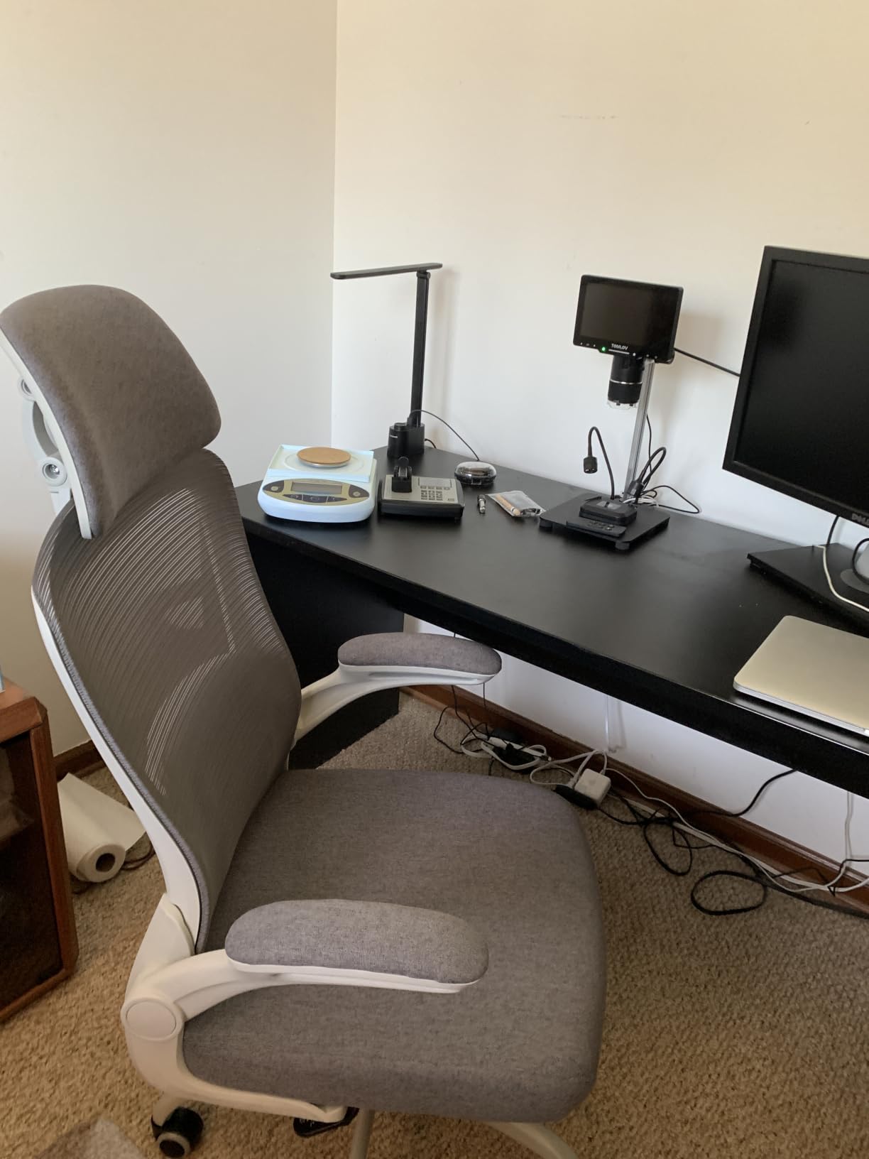 Ergonomic Office Chair for Long Hours, Adjustable Padded Lumbar Support for Lower Back Relief, 330 lb Capacity, Comfortable Computer Desk Chair for Home Office, Work & Study customer photo 2