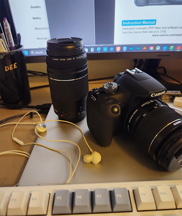 Canon EOS Rebel T7 DSLR Camera with EF18-55mm + EF 75-300mm Double Zoom Kit Bundle customer photo 1