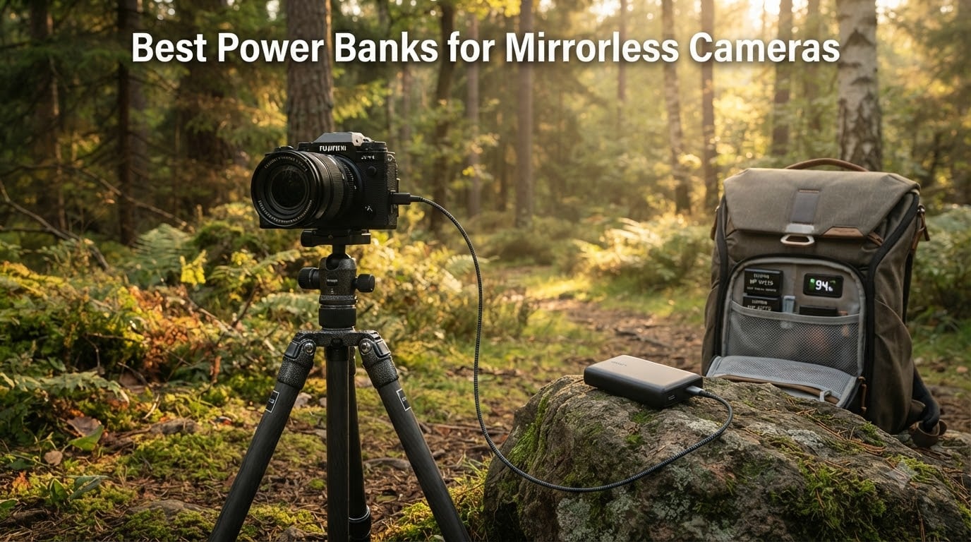 Best Power Banks for Mirrorless Cameras