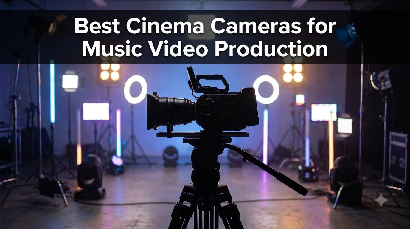 Best Cinema Cameras for Music Video Production