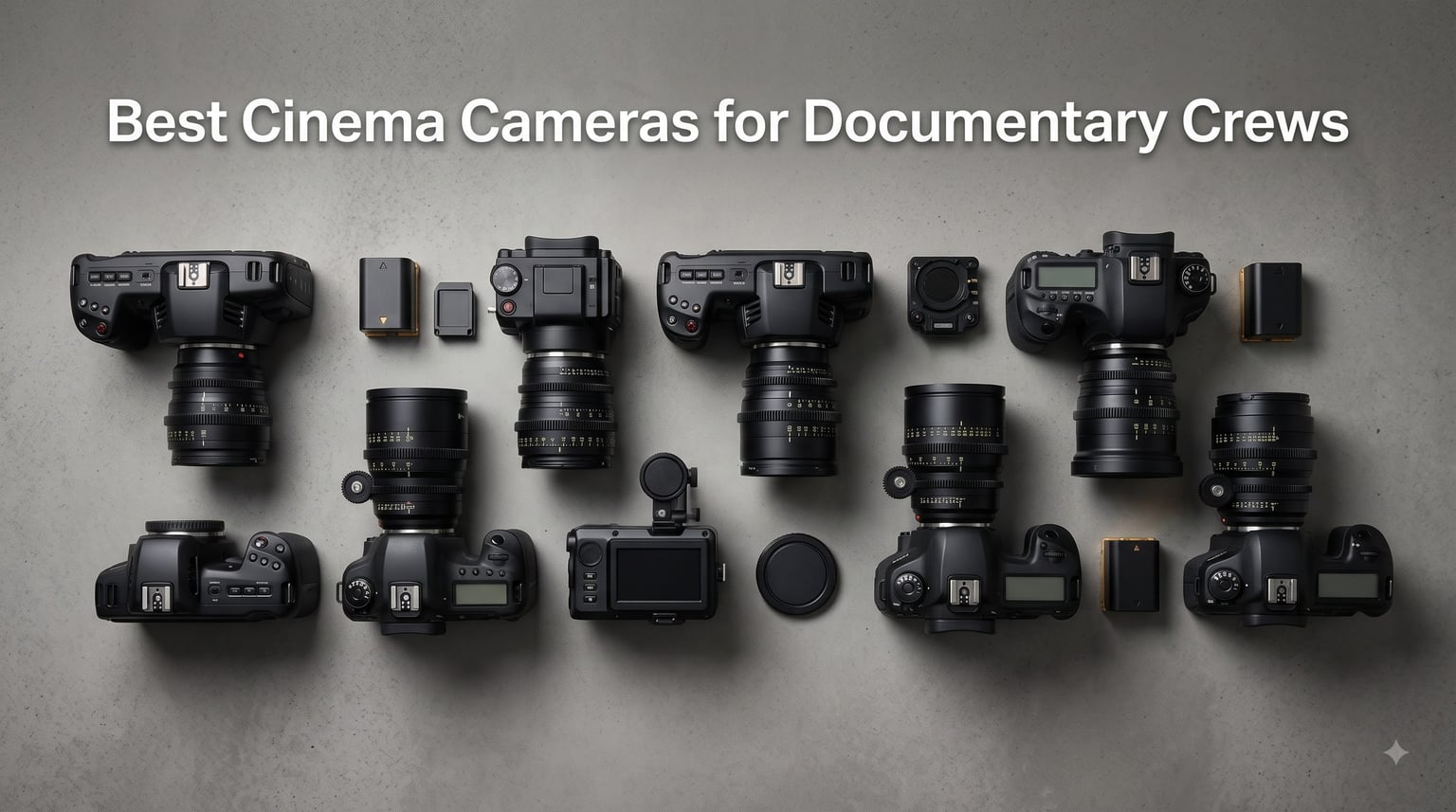 Best Cinema Cameras for Documentary Crews