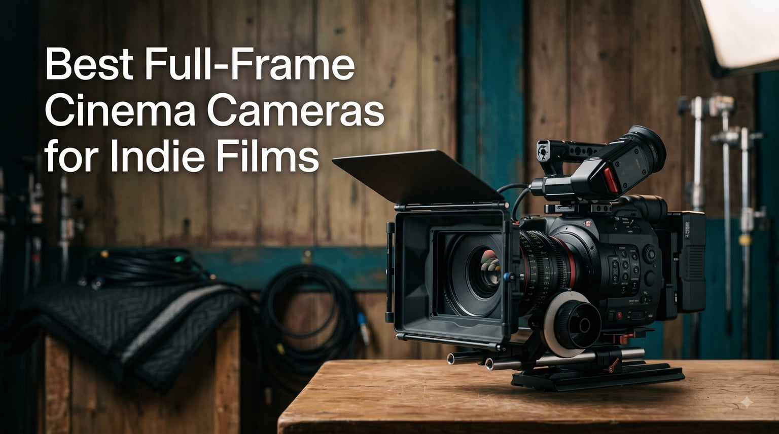 Best Full-Frame Cinema Cameras for Indie Films