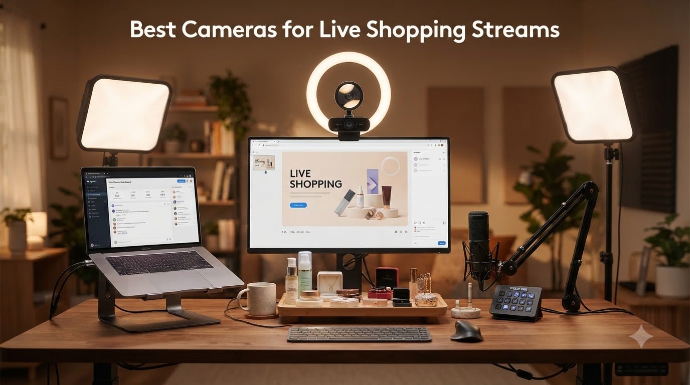 Best Cameras for Live Shopping Streams