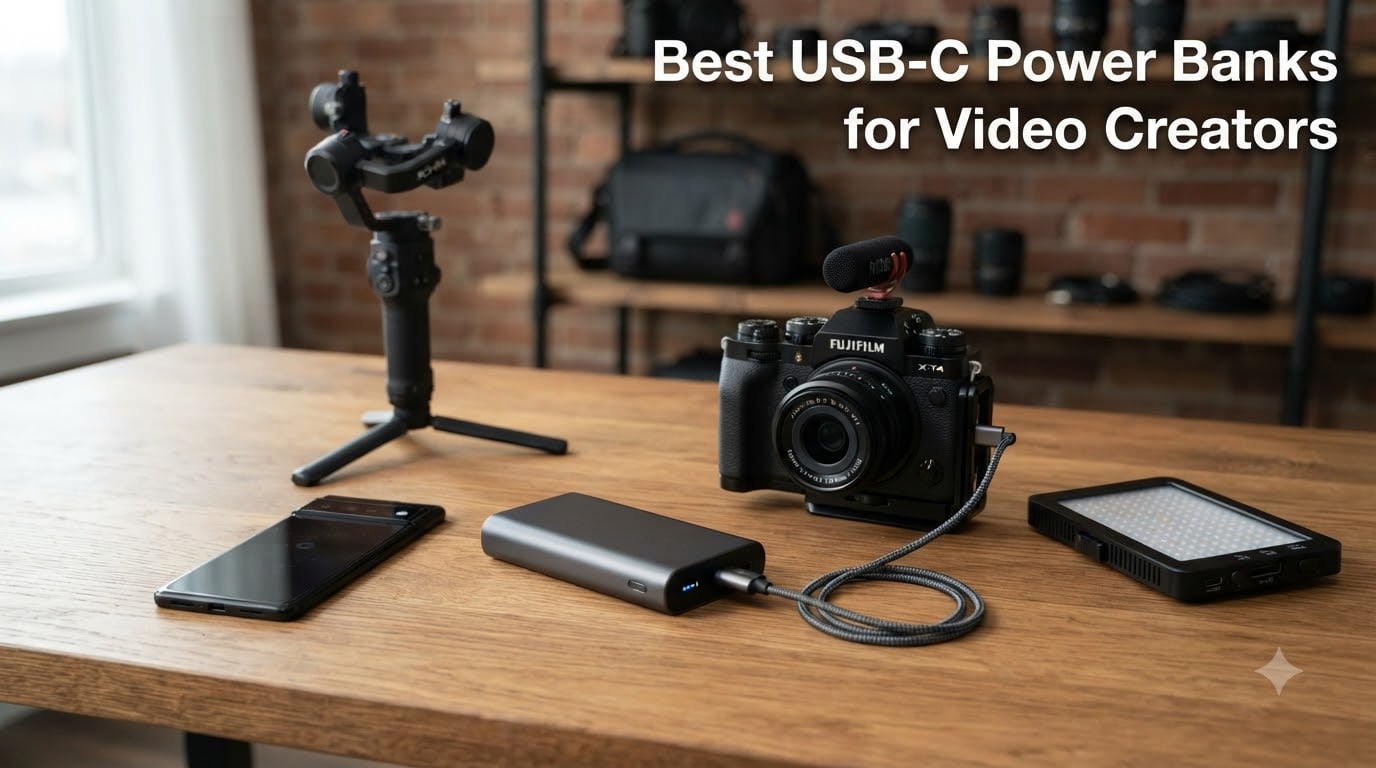 Best USB-C Power Banks for Video Creators