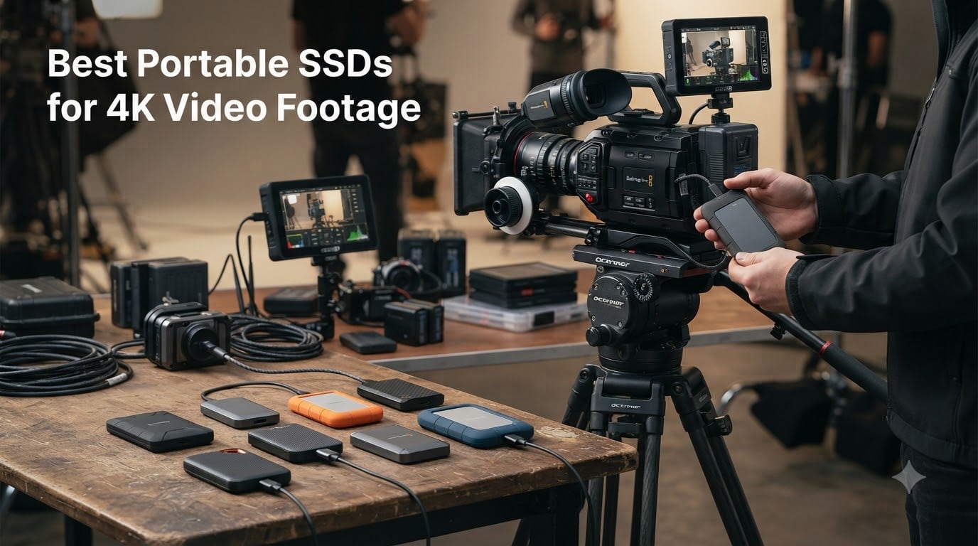 Best Portable SSDs for 4K Video Footage