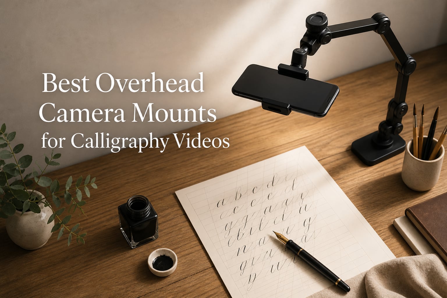 Best Overhead Camera Mounts for Calligraphy Videos