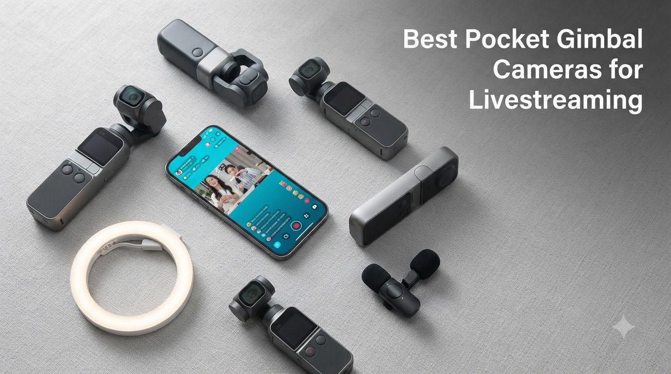 Best Pocket Gimbal Cameras for Livestreaming
