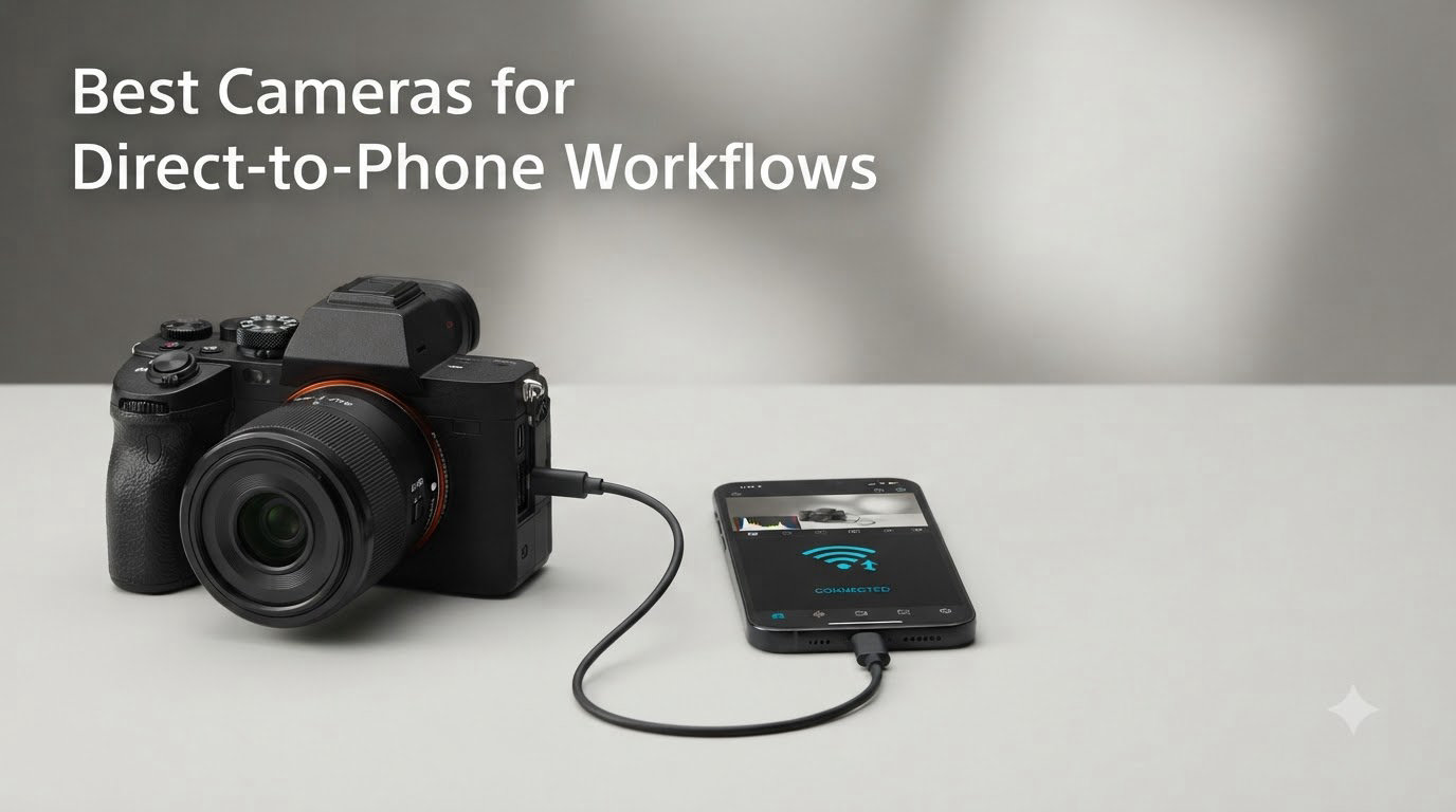 Best Cameras for Direct-to-Phone Workflows
