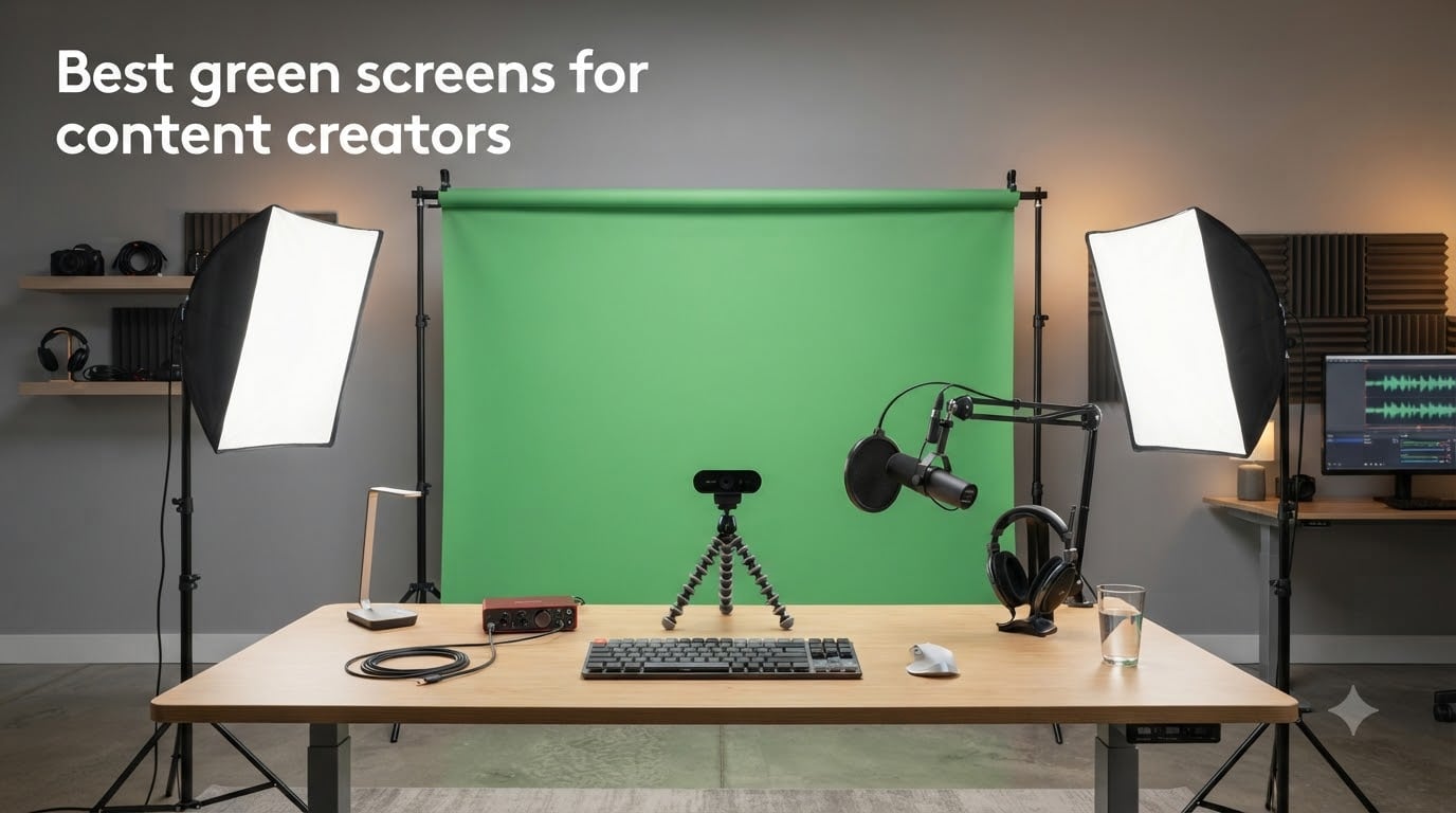 Best green screens for content creators