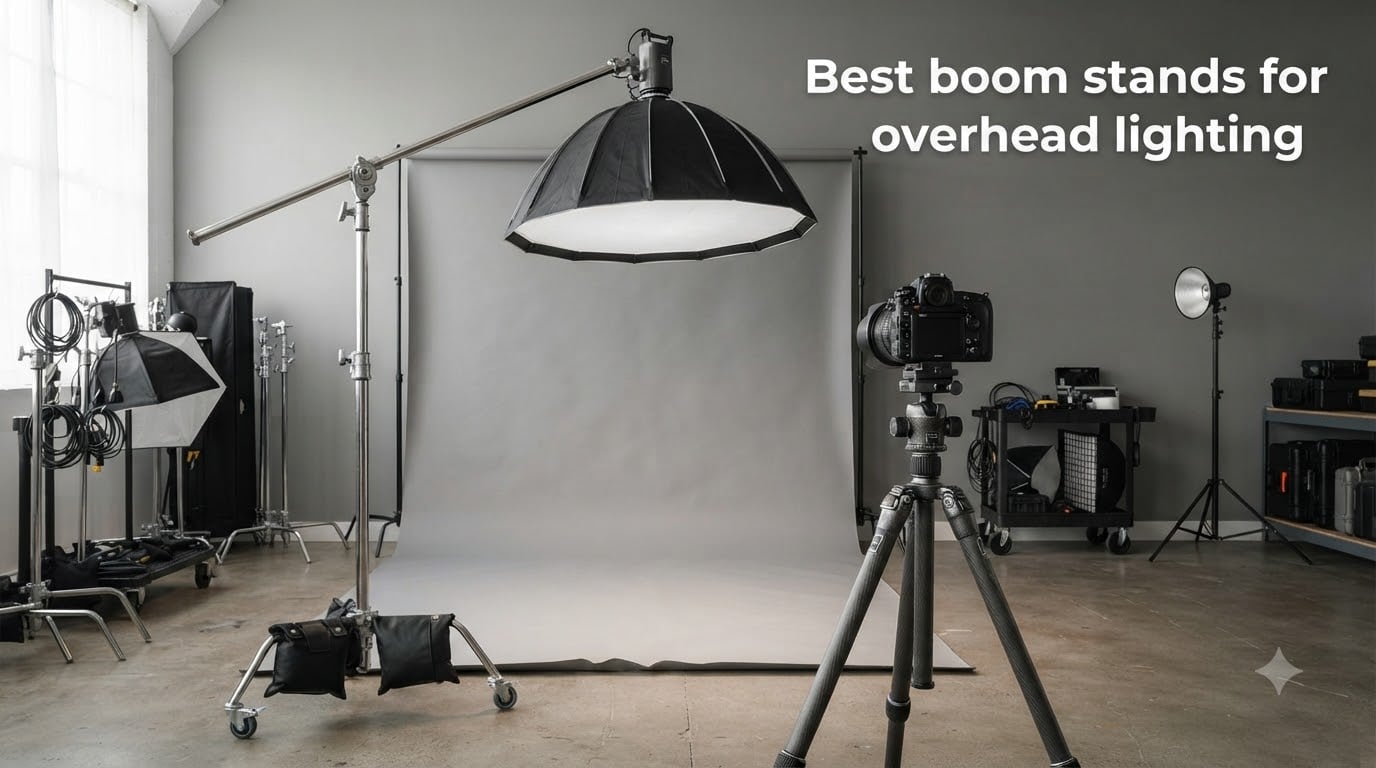 Best boom stands for overhead lighting