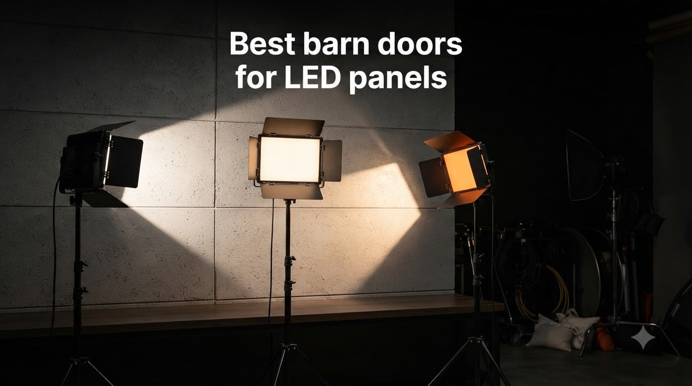 Best barn doors for LED panels