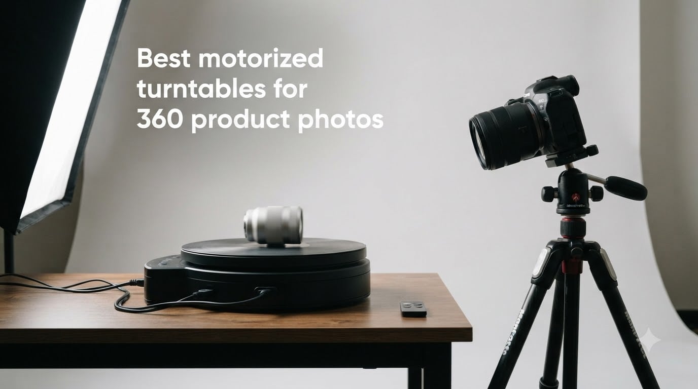 Best motorized turntables for 360 product photos