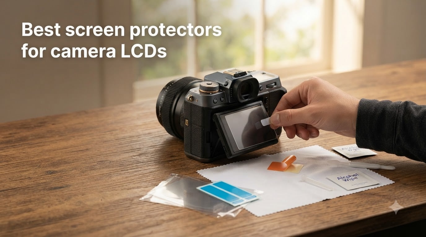 Best screen protectors for camera LCDs