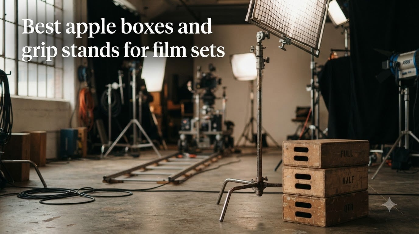 Best apple boxes and grip stands for film sets