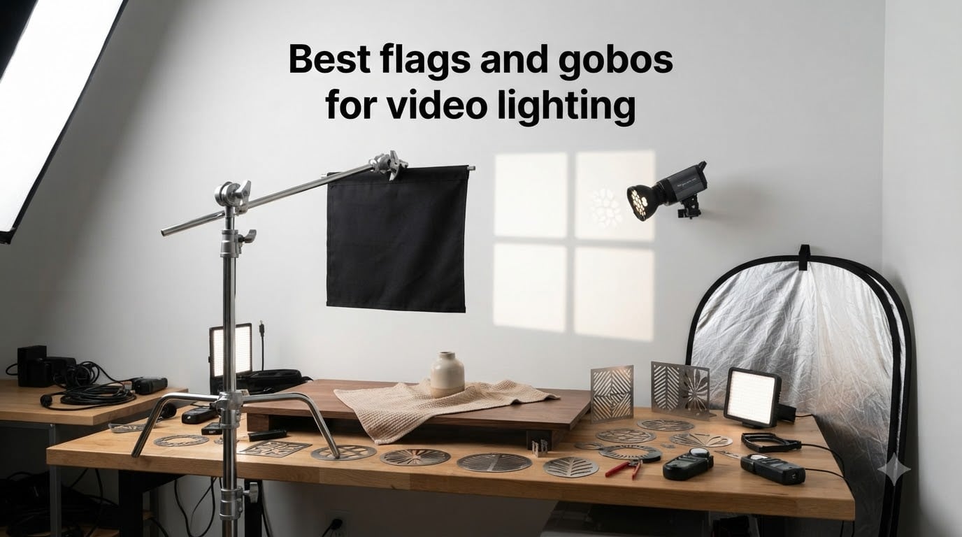 Best flags and gobos for video lighting