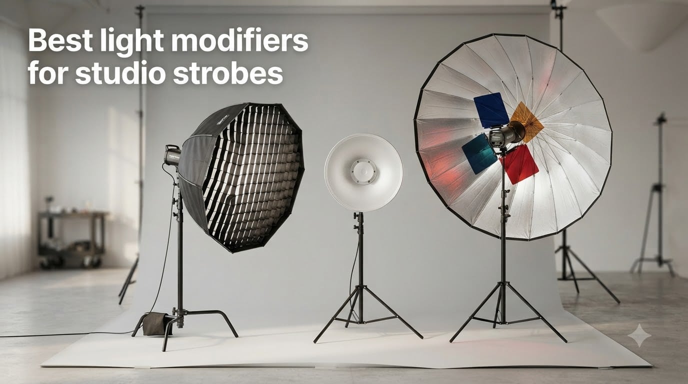 Best light modifiers for studio strobes