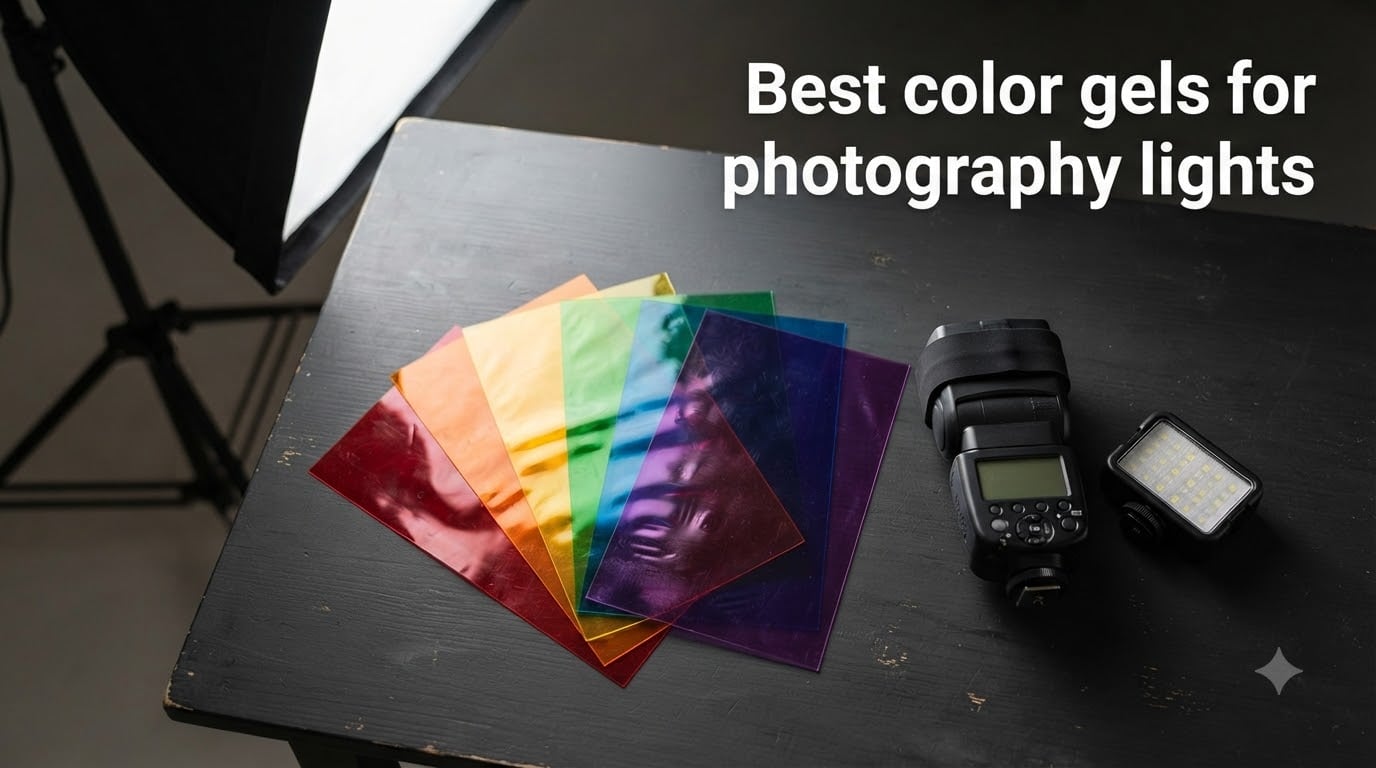 Best color gels for photography lights