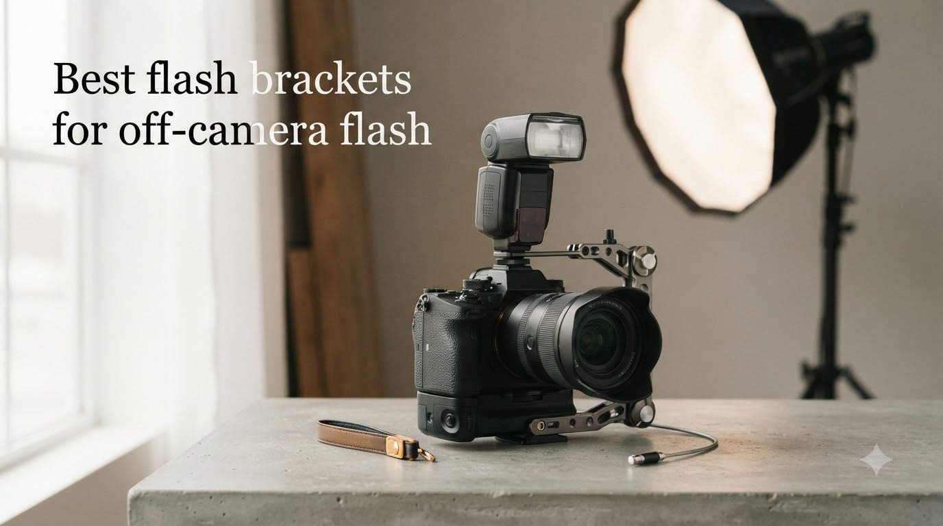 Best flash brackets for off-camera flash