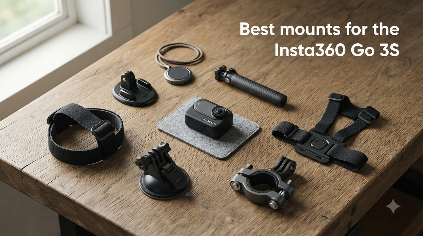 Best mounts for the Insta360 Go 3S