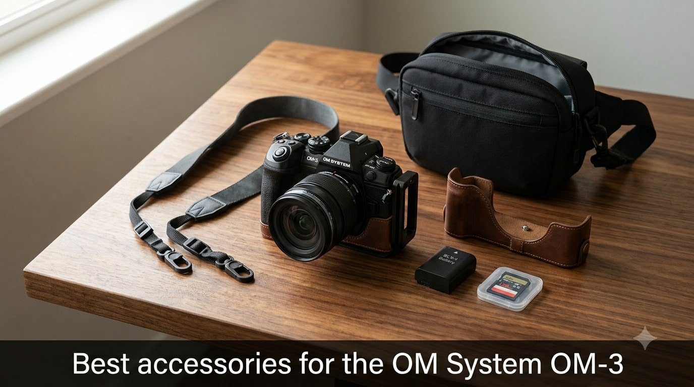 Best accessories for the OM System OM-3