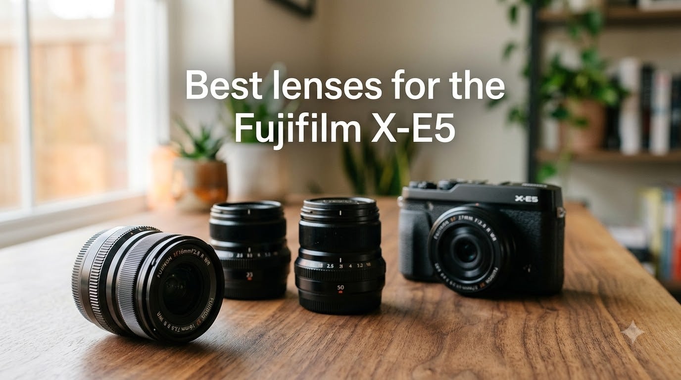 Best lenses for the Fujifilm X-E5
