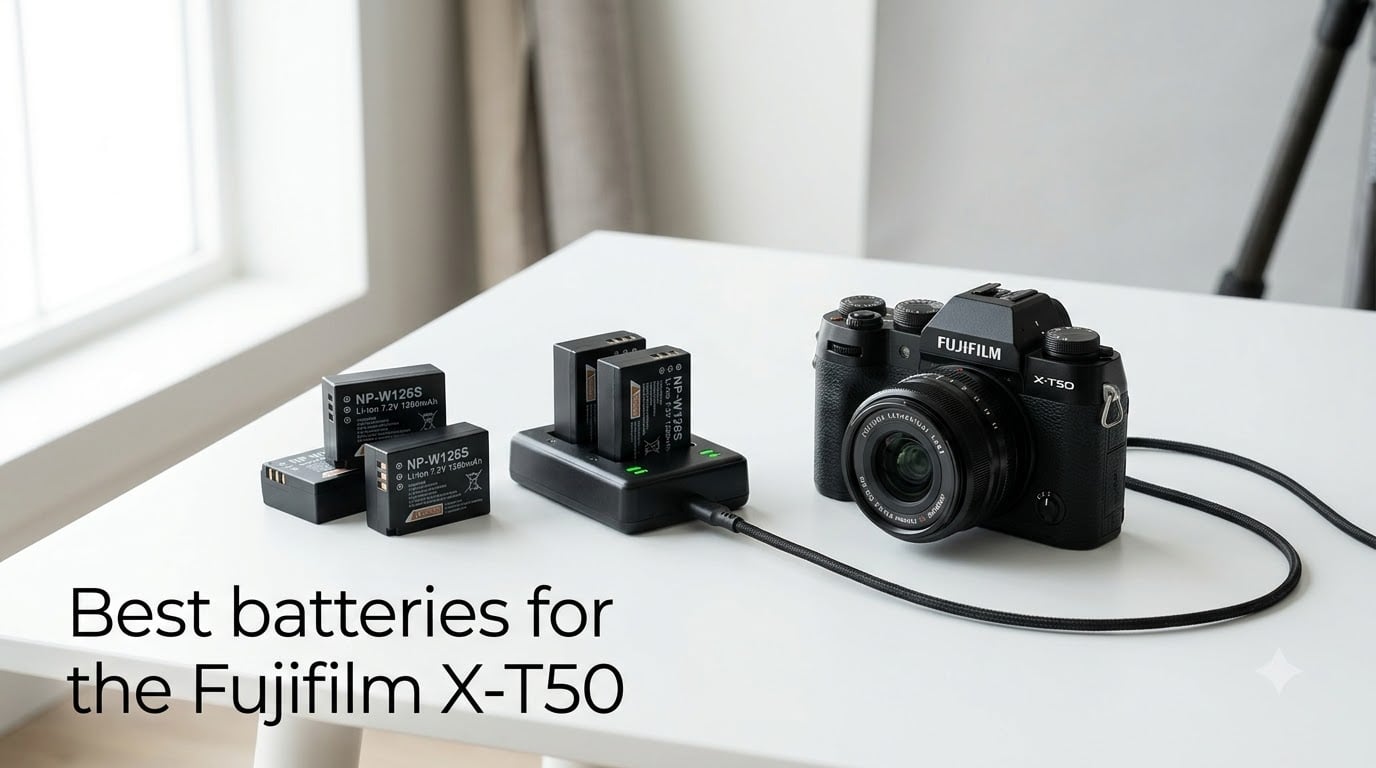 Best batteries for the Fujifilm X-T50