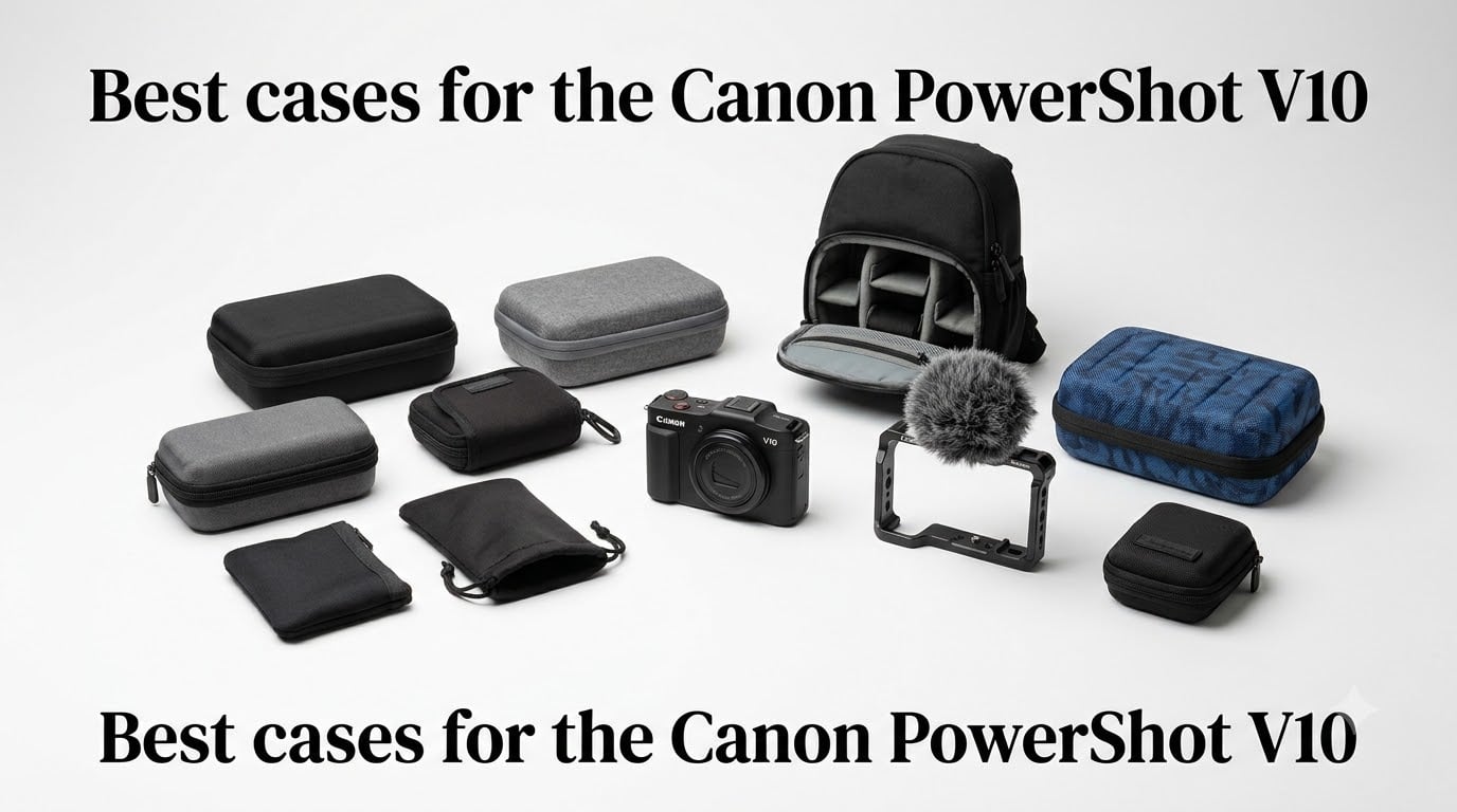 Best cases for the Canon PowerShot V10