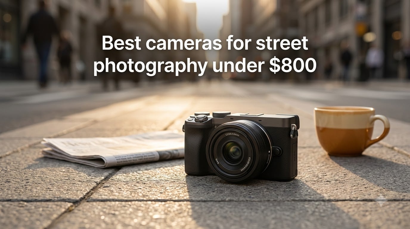Best cameras for street photography under $800