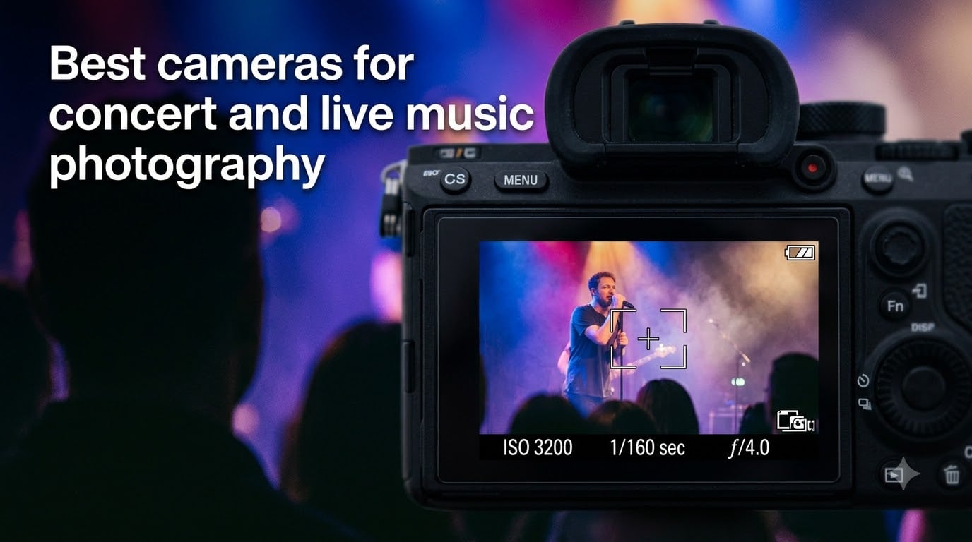 Best cameras for concert and live music photography