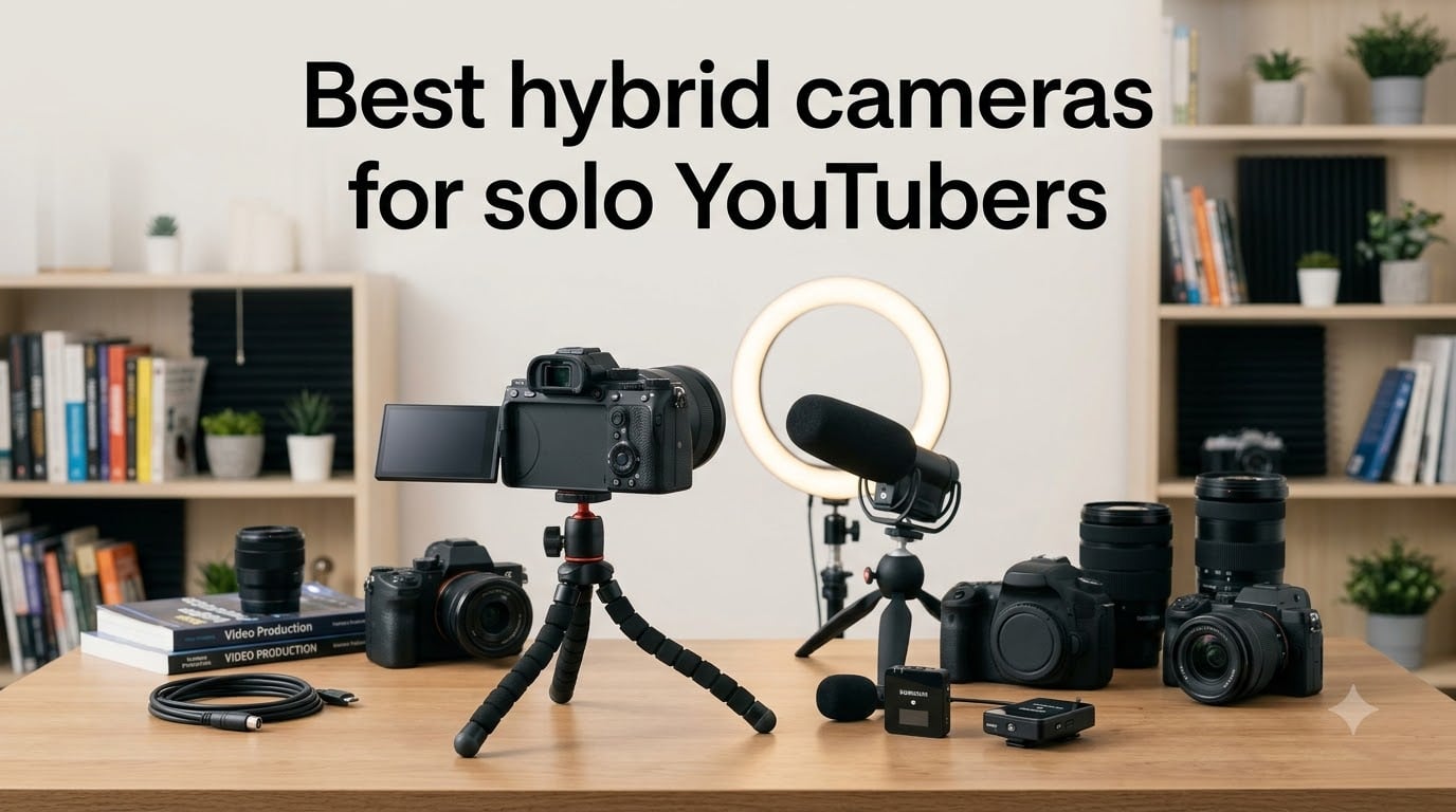 Best hybrid cameras for solo YouTubers