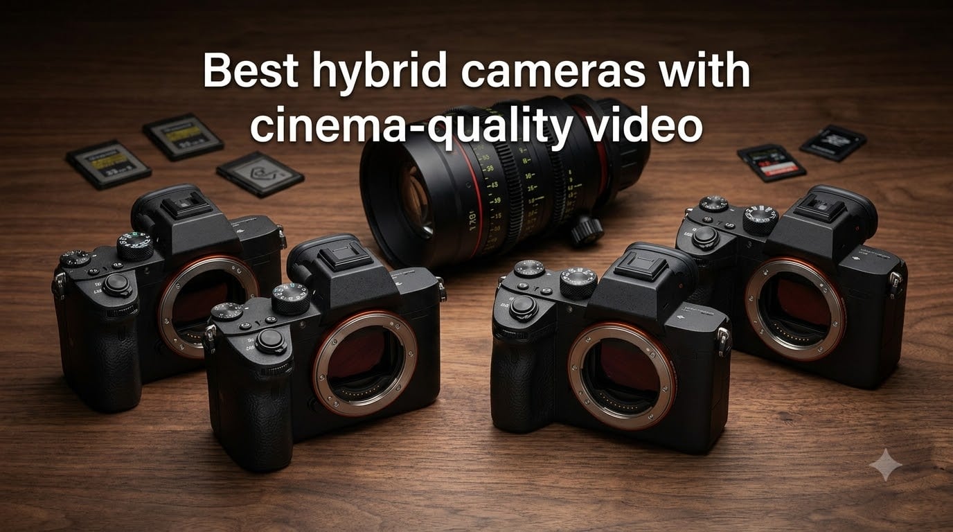 Best hybrid cameras with cinema-quality video