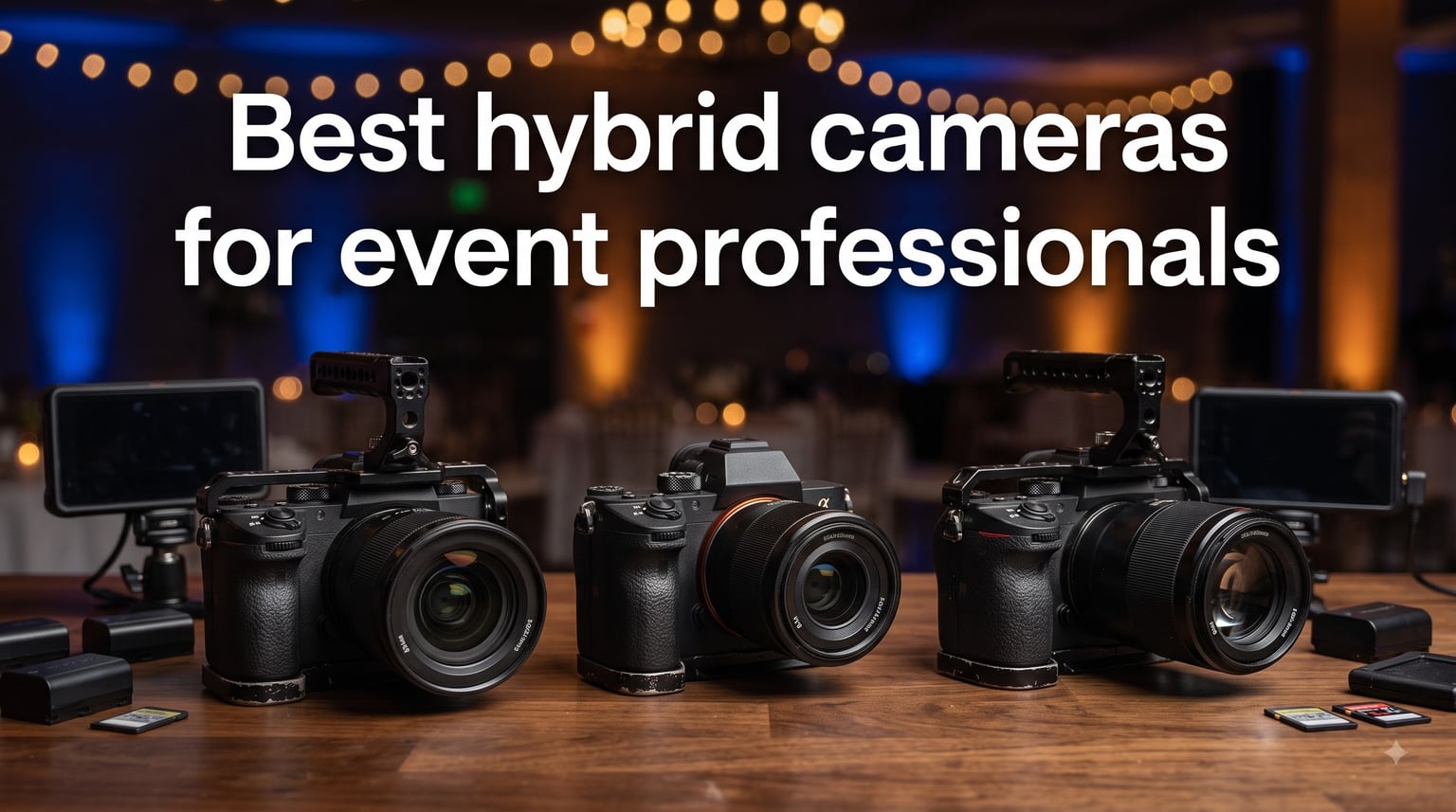 Best hybrid cameras for event professionals