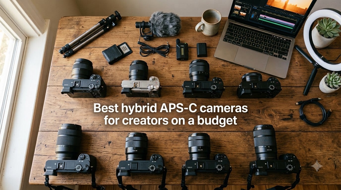 Best hybrid APS-C cameras for creators on a budget