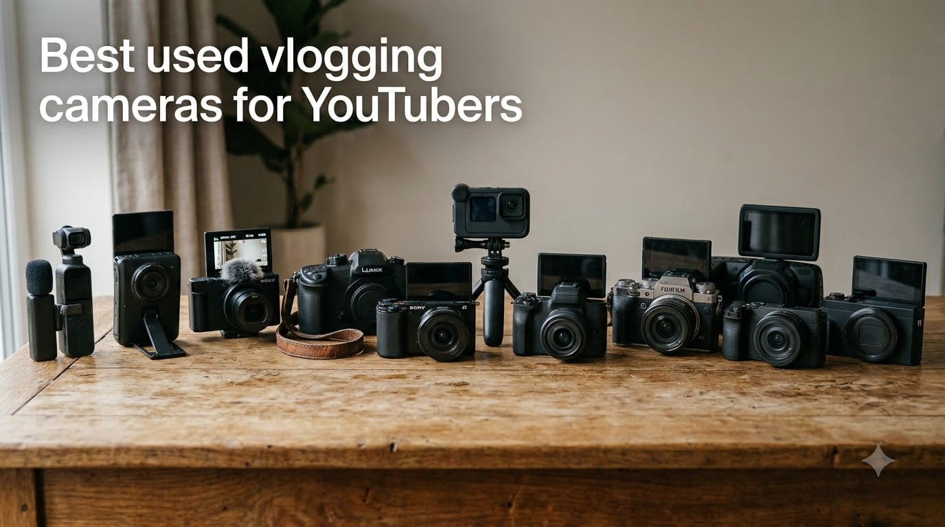 Best used vlogging cameras for YouTubers