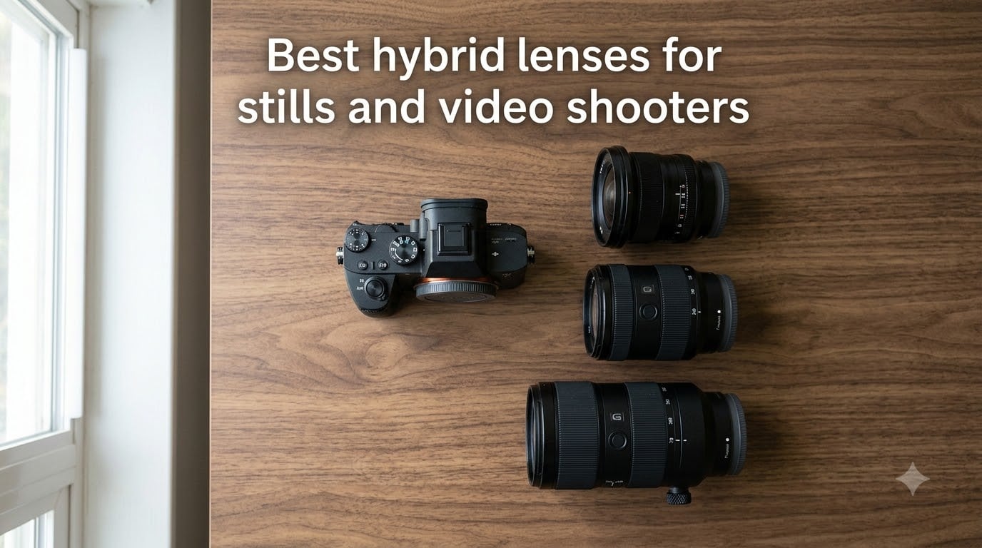 Best hybrid lenses for stills and video shooters