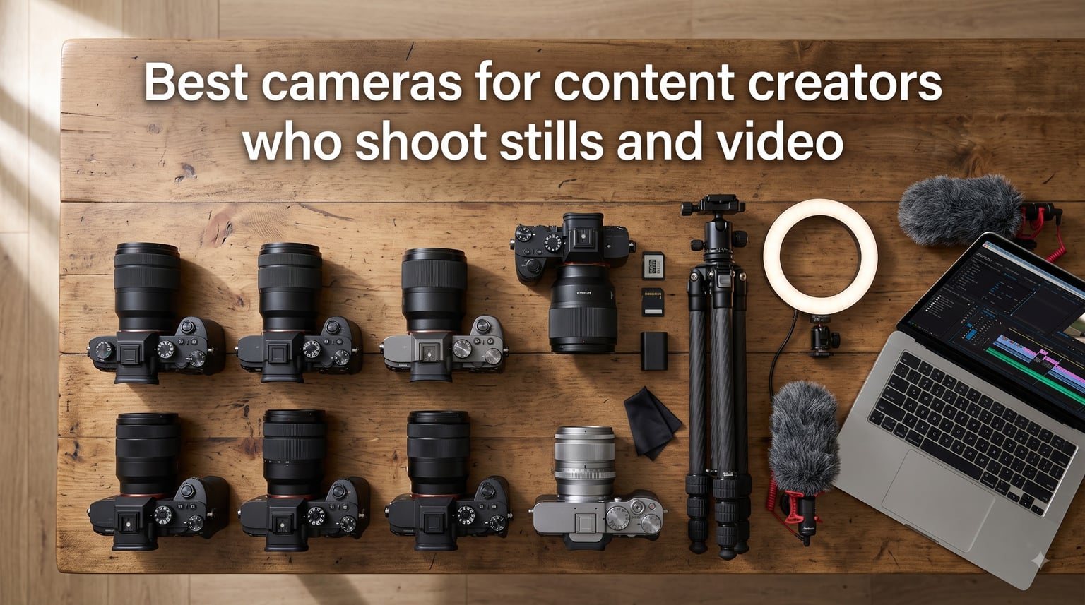 Best cameras for content creators who shoot stills and video
