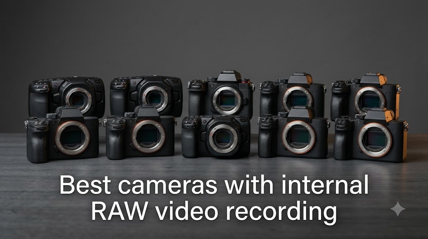 Best cameras with internal RAW video recording