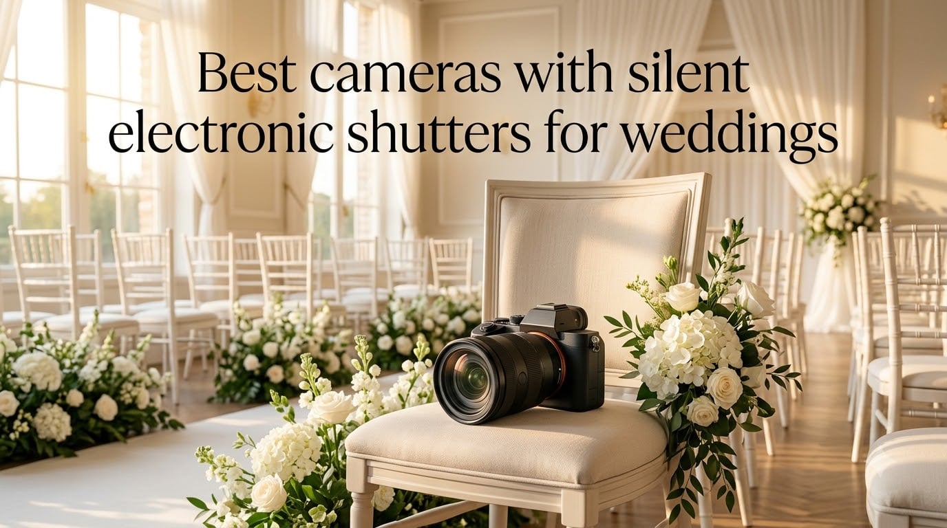 Best cameras with silent electronic shutters for weddings