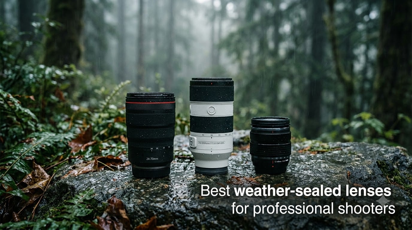 Best weather-sealed lenses for professional shooters
