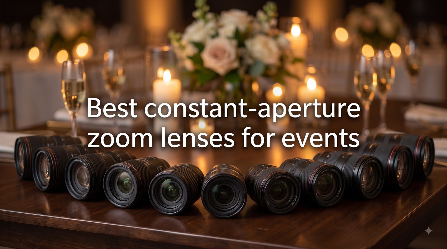 Best constant-aperture zoom lenses for events