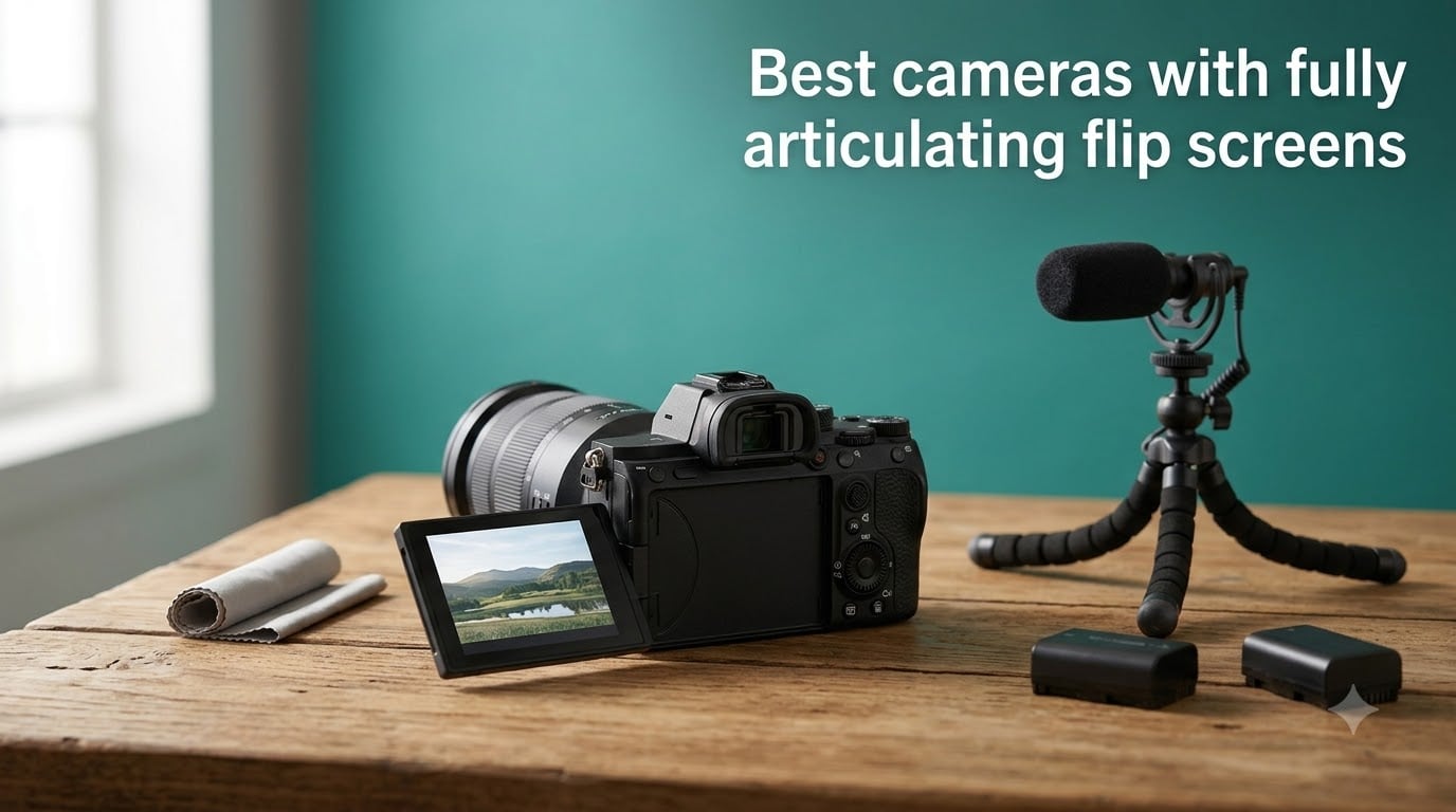 Best cameras with fully articulating flip screens