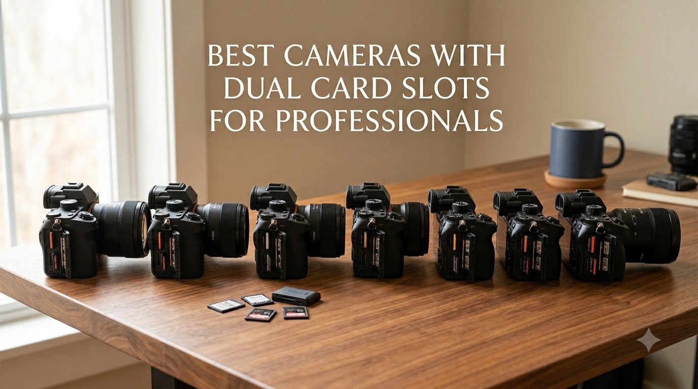 Best cameras with dual card slots for professionals