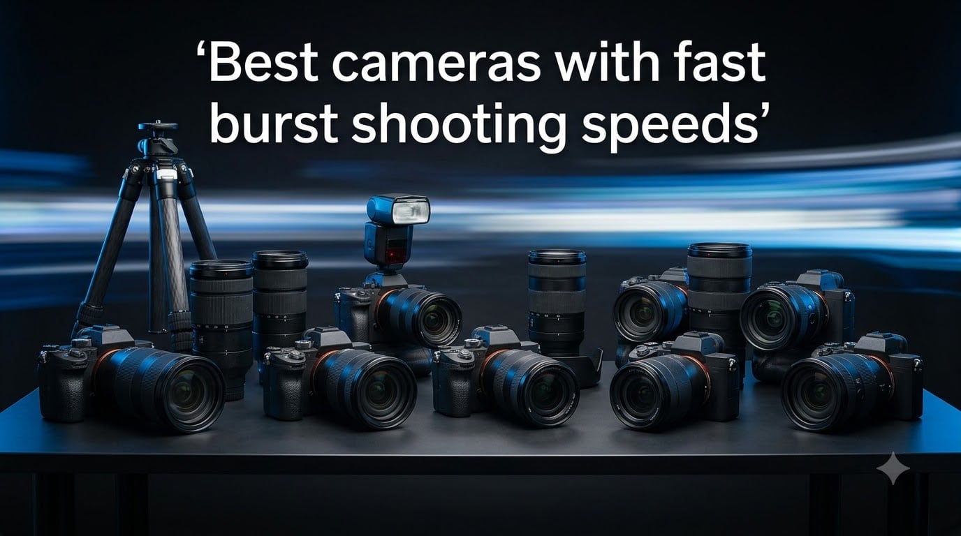 Best cameras with fast burst shooting speeds