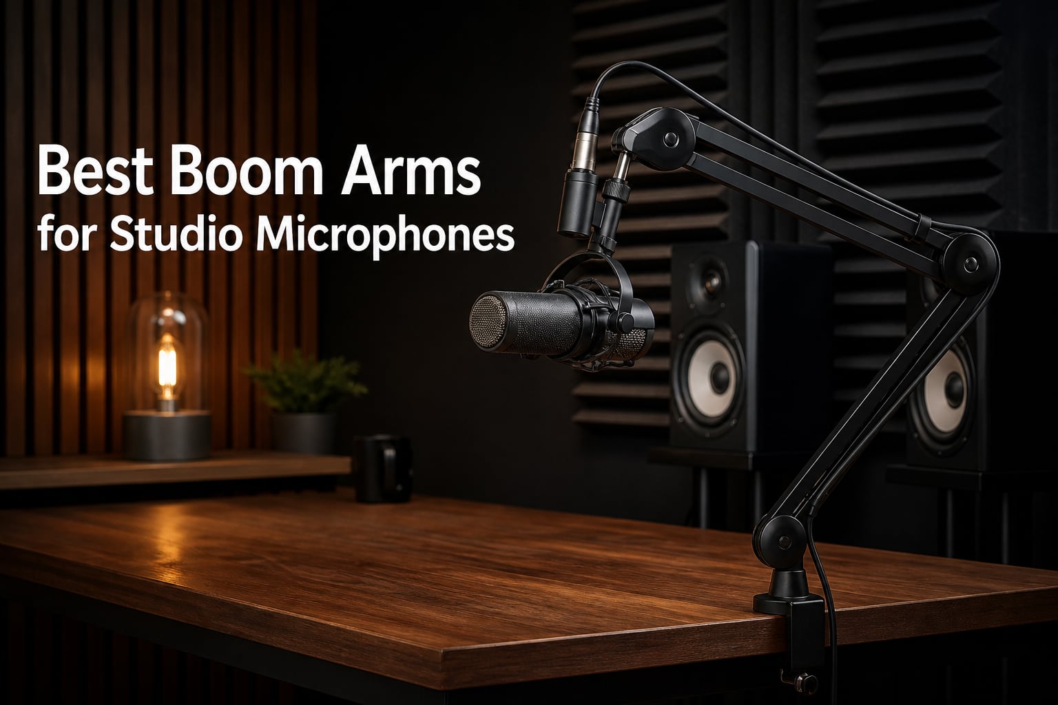 Best Boom Arms for Studio Microphones