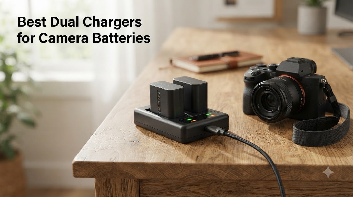 Best Dual Chargers for Camera Batteries
