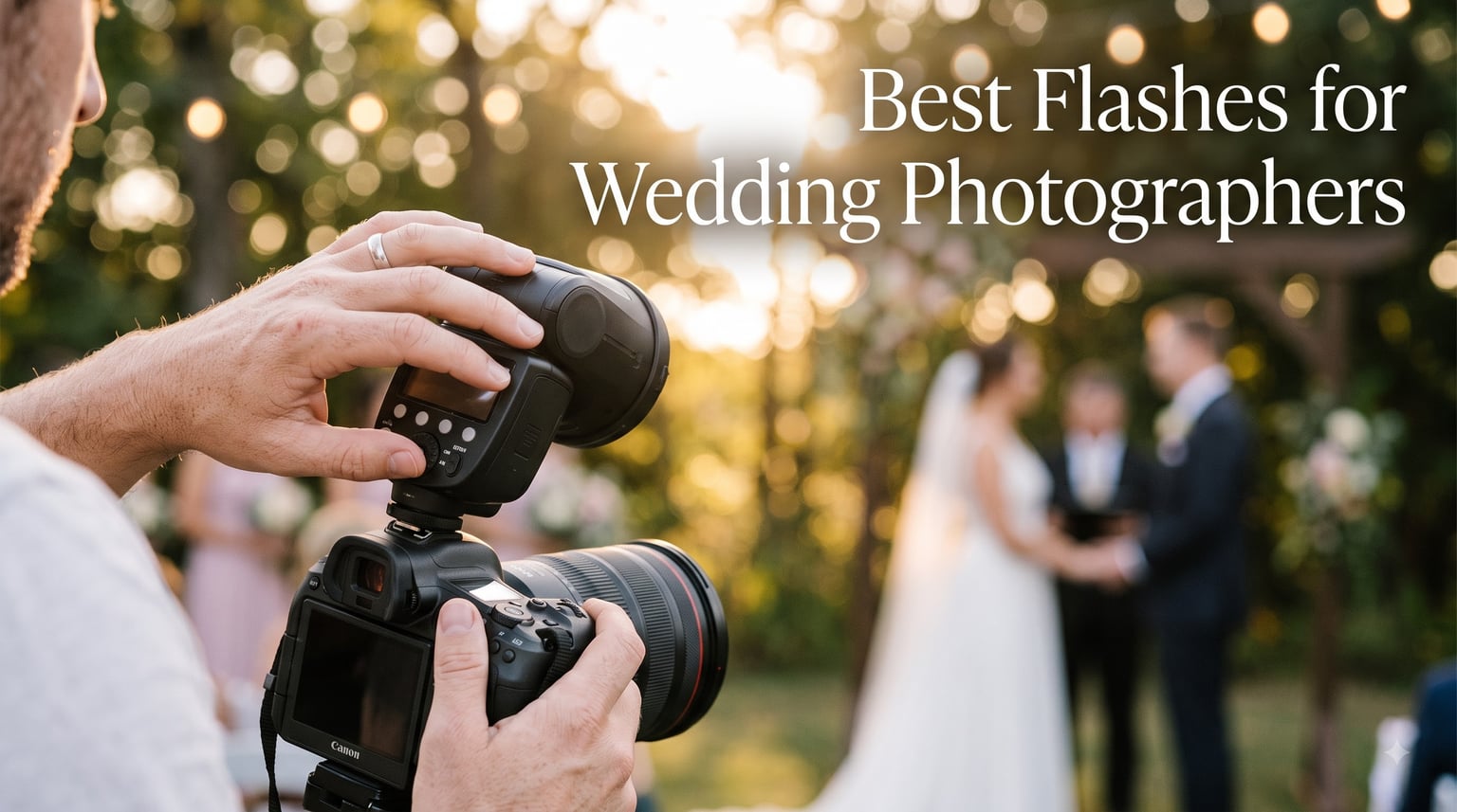 Best Flashes for Wedding Photographers